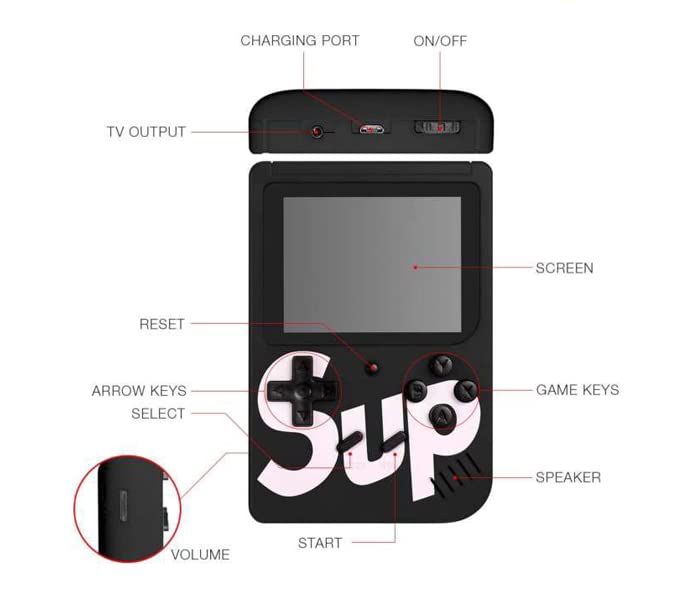 Sup Game Box 400 in1 Fun Video Game Box (Inbuilt-display) Relive Nostalgia