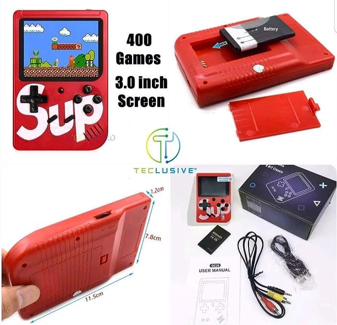Sup Game Box 400 in1 Fun Video Game Box (Inbuilt-display) Relive Nostalgia