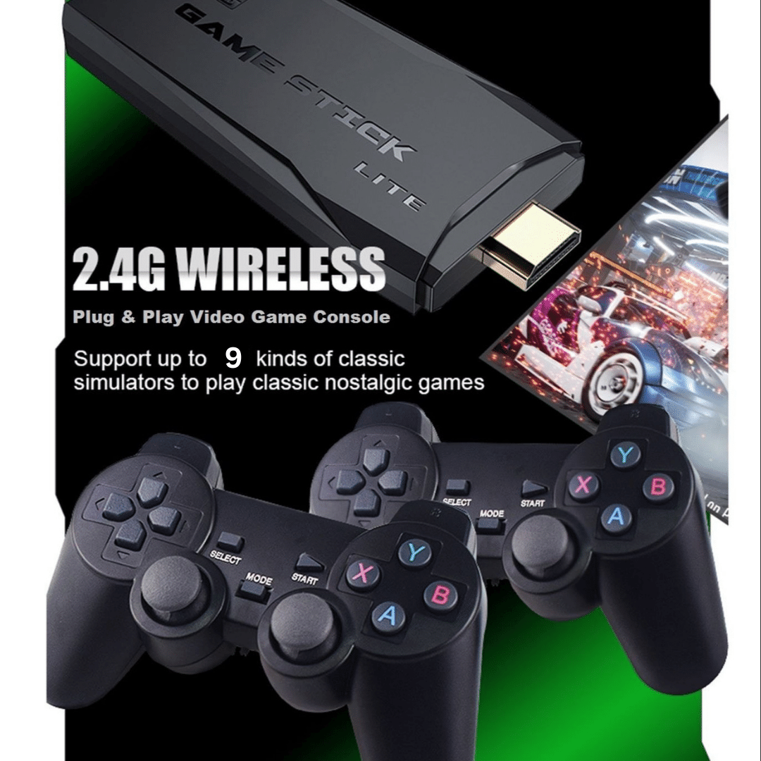 RetroRevive: The Wireless Retro Gaming Paradise (64GB) - Loaded with 15000+ Classic Games